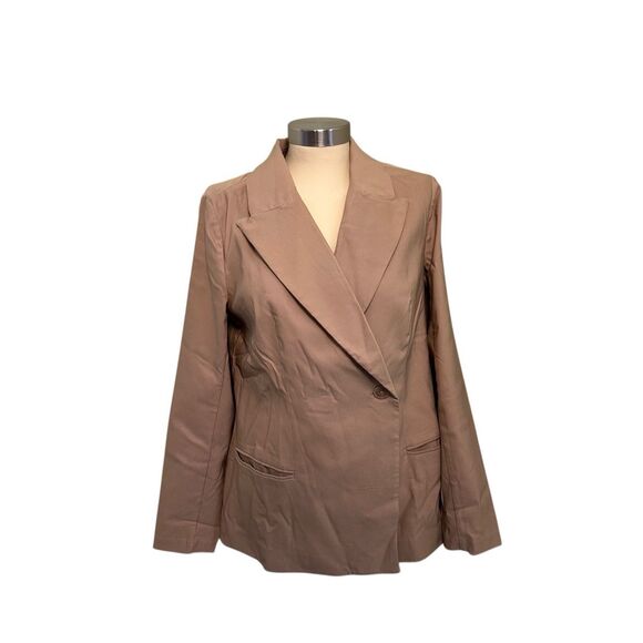 Diane Gilman Jackets & Blazers - NEW Diane Gilman FLEXstretch Tailored Blazer in Light Brown